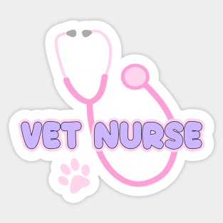 Vet Nurse Sticker